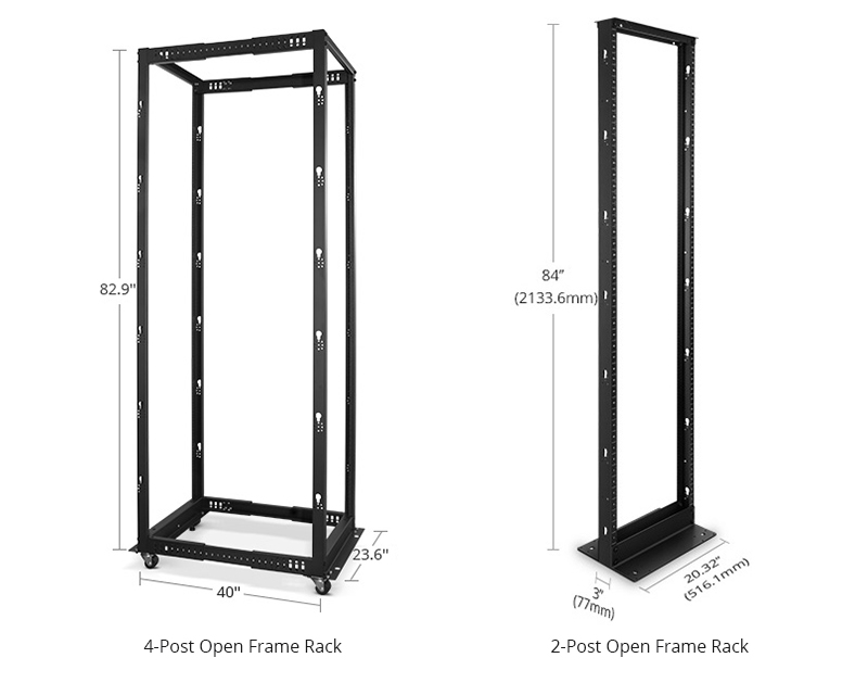 2 Post Rack Shelf, 4 Post Rack Shelf