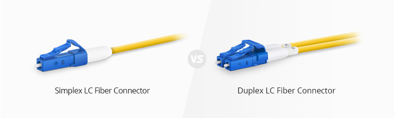 Figure3: Simplex vs Duplex Fiber Connector