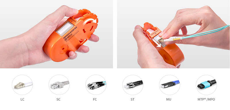 Figura4: Limpiador de casetes de fibra óptica NEOCLEAN-R2