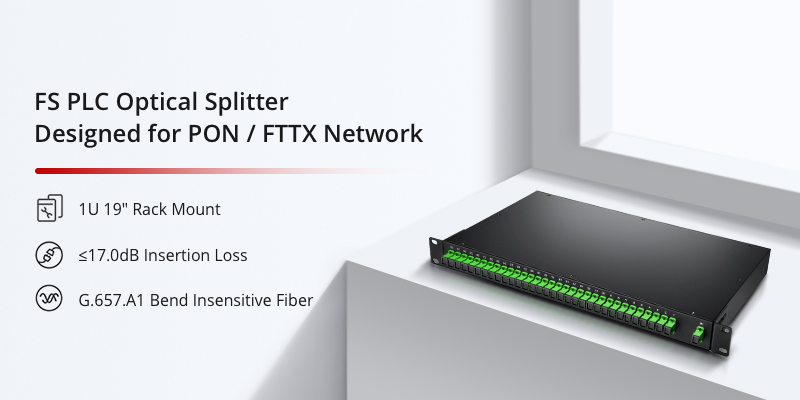 FS PLC Optical Splitter Rackmount Type