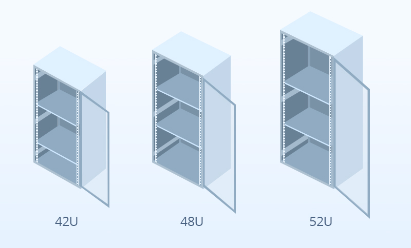 Serverrack für Rechenzentren