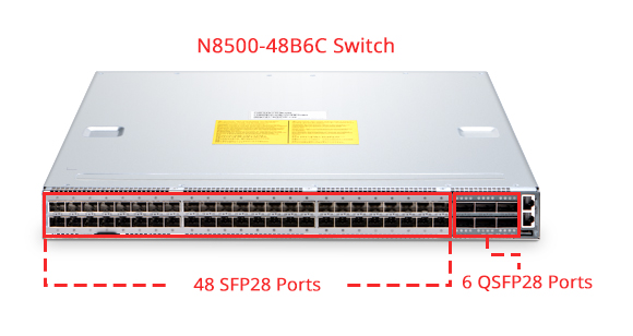 N8500-48B6C 100G switches